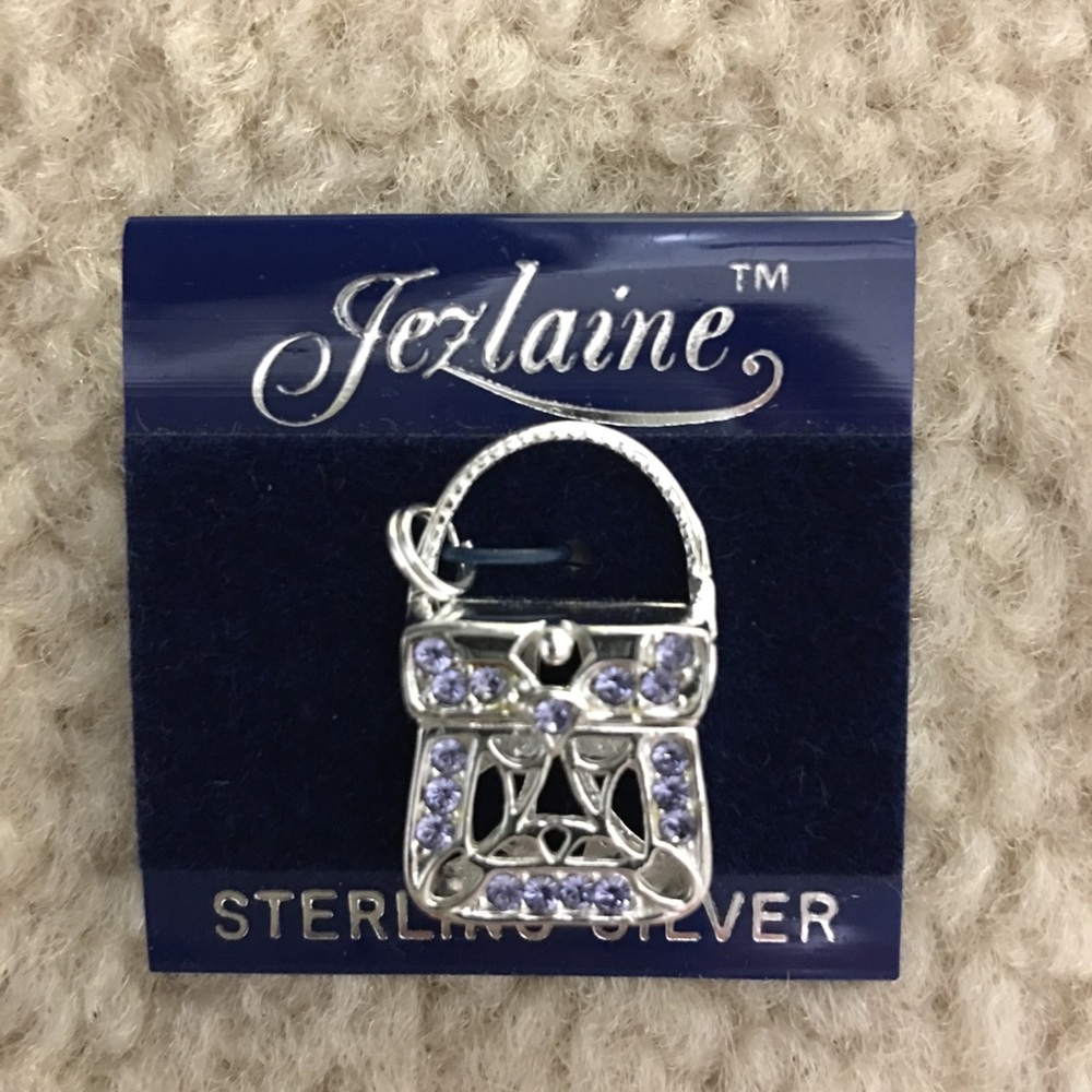Jezlaine Sterling Silver Purse Charm